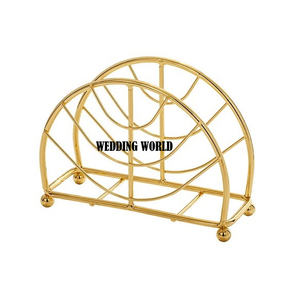 Servilletero de Metal de alta calidad hecho a mano diseñador nuevo servilletero clásico elegante al por mayor servilletero de Metal de lujo - Product Image 6