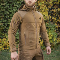 Veste tactique professionnelle en coton et polyester personnalisée pour l'hiver, pour hommes, avec lunettes de protection, capuche, couleur et logo personnalisés