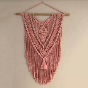 Suspension murale en macramé fait à la main, 100% macramé, décoration de maison du Vietnam, nouvelle collection - Product Image 4