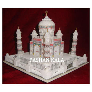 Modèle Taj Mahal en marbre blanc, cadeau Antique, 1 pièce - Product Image 1