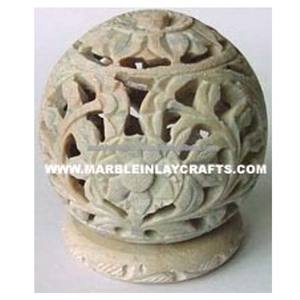 Portavelas Decorativos de Piedra de Savia Natural - Product Image 1