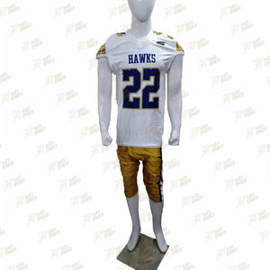 Uniformes de football américain unisexes de Pace Sports Shop haute qualité dernière conception manches courtes respirant grande taille caractéristiques - Product Image 1