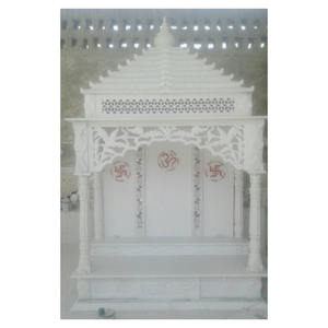 หินอ่อนอินเดียขัดเงาสีขาว ราคาถูก สำหรับตกแต่งบ้านและวัด - Product Image 1