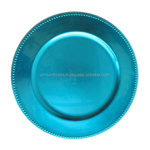 Plato cargador con calidad superior Plato cargador a precio atractivo Diseño clásico Metal Comida para servir debajo del plato - Product Image 1