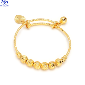 Jxx 24K oro bebé joyería gran oferta brazalete cumpleaños banquete niño Popular Push Pull pulseras venta al por mayor fábrica - Product Image 5