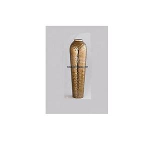 Pots de fleurs de conception antique en cuivre décoration de table de grande taille mariage maison restaurant dessus de table vases à fleurs vintage - Product Image 2