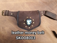Cuir véritable extérieur pierre gemme véritable hommes ou femmes sac banane personnalisé sac de taille argent téléphone ceinture sac mode sac de taille
