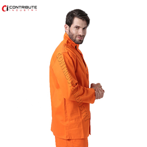 Unisex Professional Safety Clothing Heavy Duty FR Cowhide Leather Welding <b>Jacket</b> - Product Image 4