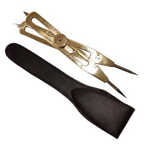 Divisor náutico de latón completo, con Funda de cuero, precio al por mayor - Product Image 3