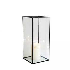 Porte-bougie Led nouvelle conception en métal lanterne photophore led lot de 3 - Product Image 6