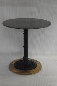 โต๊ะกาแฟทำจากไม้มะม่วงสไตล์วินเทจอุตสาหกรรมพร้อมฐานเหล็กหล่อสำหรับใช้ในบ้านห้องครัวโรงแรม - Product Image 3