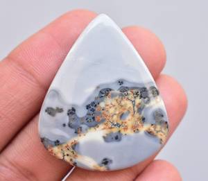Maligano Jasper Cabochon หินโมราทรงหลวม,พลอยสีม่วงคุณภาพสูง - Product Image 4