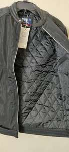 Vestes en coton teintes en pièce, coupe-vent à col montant et fermeture éclair intégrale, manches longues pour hommes, marques authentiques - Product Image 5