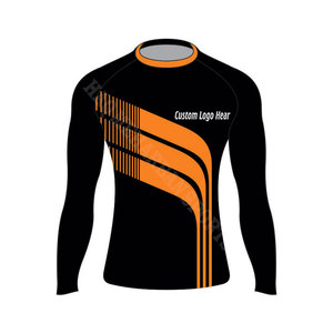 Fabricante al por mayor más vendido de alta calidad diseño de impresión personalizada Rash Guard BJJ MMA rashguard - Product Image 3