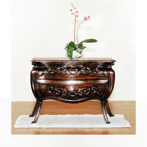 Buffet classique américain en bois d'acajou, finition brune, armoire de rangement, meubles sur mesure pour salon, salle à manger - Product Image 2