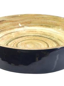 Tazón de sopa de esmalte redondo al por mayor de fábrica de alta calidad, tazón de cocina de madera de acacia natural, ALTA CALIDAD - Product Image 2