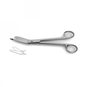กรรไกรนรีเวชมือ Qnq ระดับมืออาชีพขนาด17ซม. ทำจากสเตนเลสสตีลตรง - Product Image 3