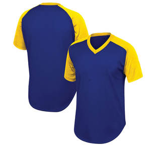GAF Maillot de baseball vierge avec impression par sublimation Chemises personnalisées Maillot de baseball numérique personnalisé imprimé par sublimation col en V - Product Image 4