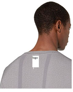 ผู้ชายวิ่งที่ไร้รอยต่อที่มีคุณภาพสูงเสื้อยืด77% ไนลอน23% โพลีเอสเตอร์นำเข้าเครื่องซักผ้า - Product Image 3