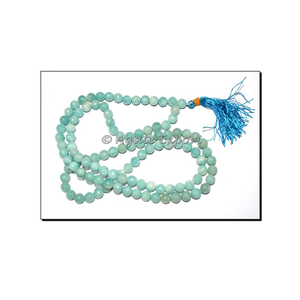Amazonita facetada cuentas japonés Mala para la oración - Product Image 1