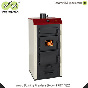 Cheminées à bois autoportantes en acier design moderne 570x510x1150 mm, efficacité de 77,5 % pour une utilisation en intérieur dans les chambres et les villas - Product Image 2