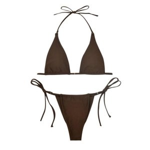 Bikini brésilien sexy été 2024, grande taille, noir, maillot de bain pour femmes, séchage rapide, soutien-gorge aquatique sans armatures, motif 3D - Product Image 5