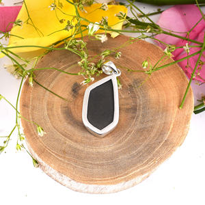 De piedras preciosas Moldavite moderno colgante exclusivo colgante hermoso diseño de lujo colgante - Product Image 5