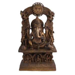 Bustes de l'univers du soleil, en cuivre et métal, Sculptures Vintage faits à la main, pièces de décoration, cadeau - Product Image 1