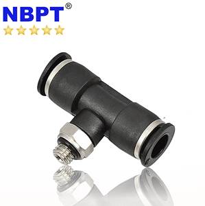 Raccordo pneumatico <span class=keywords><strong>One</strong></span> Touch a resistenza industriale in linea riduttore PG Mini raccordo - Product Image 5