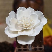 Diffuseur de fleurs artificielles en bois de sola décoratif en vrac fait à la main rose sola fleur de roseau en bois pour diffuseur d'arôme