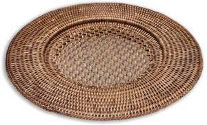 New Collection <b>Round</b> Woven Rattan Charger Plate Handicraft PP <b>Placemats</b> and Coasters for Home Kitchen Table Decoration - Product Image 4