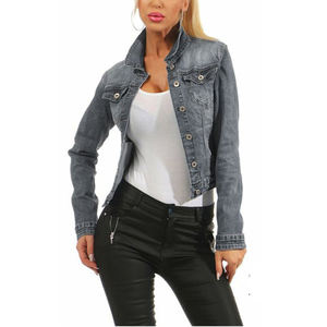 Veste en Denim personnalisée pour femmes, nouveau Style OEM, vente en gros, 2022 - Product Image 5