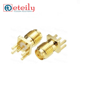 Conector de montaje PCB SMA hembra de borde recto, alta calidad, baja pérdida, para aplicaciones empotradas - Product Image 1