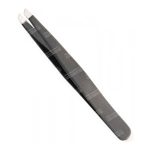 Herramienta de extensión de cabello con pinzas para cejas de acero inoxidable negro - Product Image 1