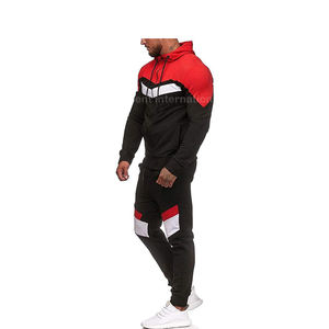 Chándal de algodón y poliéster de alta calidad para hombre con bolsillo en la chaqueta, traje para hombre, ropa de entrenamiento, todos los tamaños, personalizado de fábrica - Product Image 3