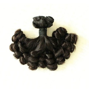 Vietnam inflable rizado de doble dibujado 100% armadura del pelo humano de la Virgen tía inflable rizado - Product Image 1
