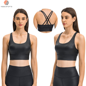 Women Compression Sports Gym <b>Bra</b> Top High-Support Push-Up Fitness Yoga <b>Bra</b> Four-Way <b>Stretch</b> Breathable - Product Image 6