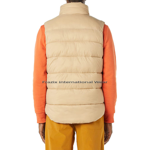 Chaleco Acolchado Transpirable de Secado Rápido 100% Poliéster para Hombre, Estilo Casual con Logotipo Personalizado para Invierno, Venta al Por Mayor - Product Image 3