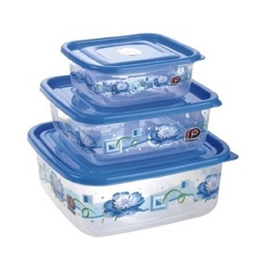 <b>Square</b> Food Container Delight 3pc - Product Image 2