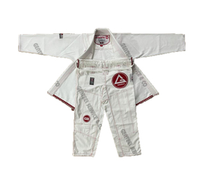 White Gracie Barra Jiu Jitsu Gi ที่มีคุณภาพสูงการออกแบบและแพทช์ที่กำหนดเองทำบราซิล Jiu Jitsu กิโมโนด้วยโลโก้แบรนด์ - Product Image 1