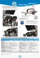 Mortel — pompe à vis design 6000V, avec grattoir