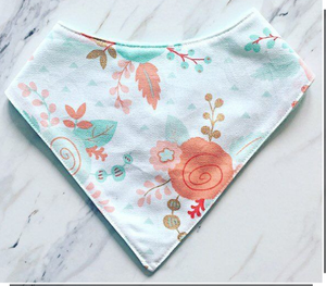 Wholesale 100% Organic Cotton Baby <b>bandana</b> bibs - Product Image 1