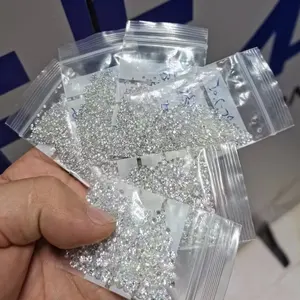 Promotion ventes certifié IGI 0.7-3.0mm DEF/ VVS/ VS/SI Round Melee Lab grow HPHT Loose Diamond Pass Diamond Tester pour bijoux