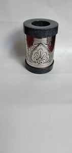 LAITON BLEU IMPRIMÉ THÉ LUMIÈRE URNE FOURNITURES FUNÉRAIRES BRASSWORLD INDE - Product Image 2