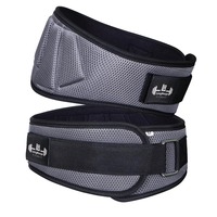 Ceinture de musculation réglable en néoprène et nylon avec soutien dorsal antidérapant unisexe
