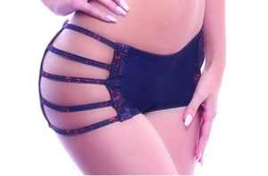 Rojo fuego impresión sujetador superior y conjunto corto - Product Image 6