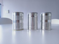 Boîte en fer blanc vide 300-500g, certifiée ISO9001:2015, de forme ronde, pour aliments en conserve, fruits, légumes, biscuits et gâteaux, du Vietnam