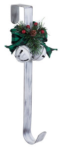 High Quality Metal <b>Over</b> <b>the</b> <b>Door</b> Metal Single <b>Hook</b> Christmas Decoration Wreath Hanger for Front <b>Door</b> - Product Image 4