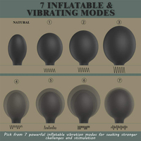 Jouet sexuel anal gonflable automatique pour hommes, masseur de prostate, vibrateurs anaux pour hommes, femmes et couples