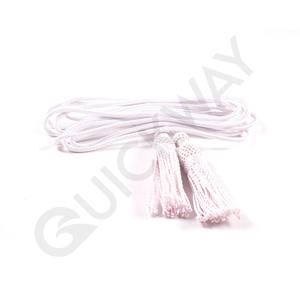 Borlas de lingotes de oro de alta calidad al por mayor OEM borla blanca personalizada flecos para la moda gorra de honor para prendas de vestir - Product Image 5